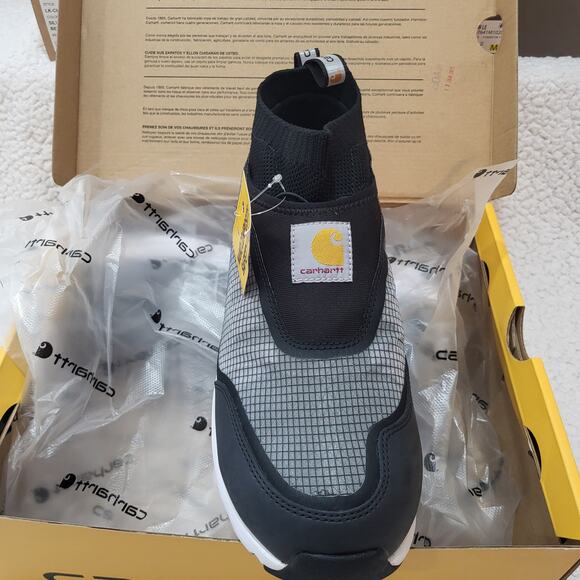 NEW Carhartt Footwear Haslett ESD Nano Toe Work Black Sneaker SIZE 8 .5 M - Picture 4 of 8